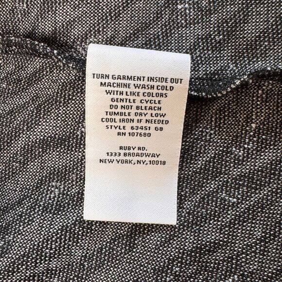 Ruby Rd Sweater Women's Small Zebra Animal Print 3/4 Zip Long Sleeve Pullover - Picture 5 of 10